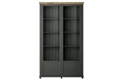 Vitrineskap|Skap-Ivreri Vitrine 42x126 cm Natur,Khaki