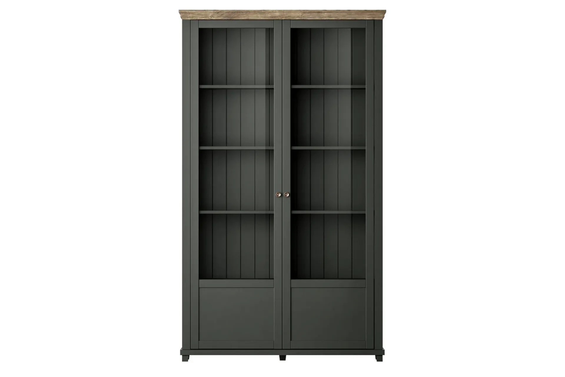 Vitrineskap|Skap-Ivreri Vitrine 42x126 cm Natur,Khaki