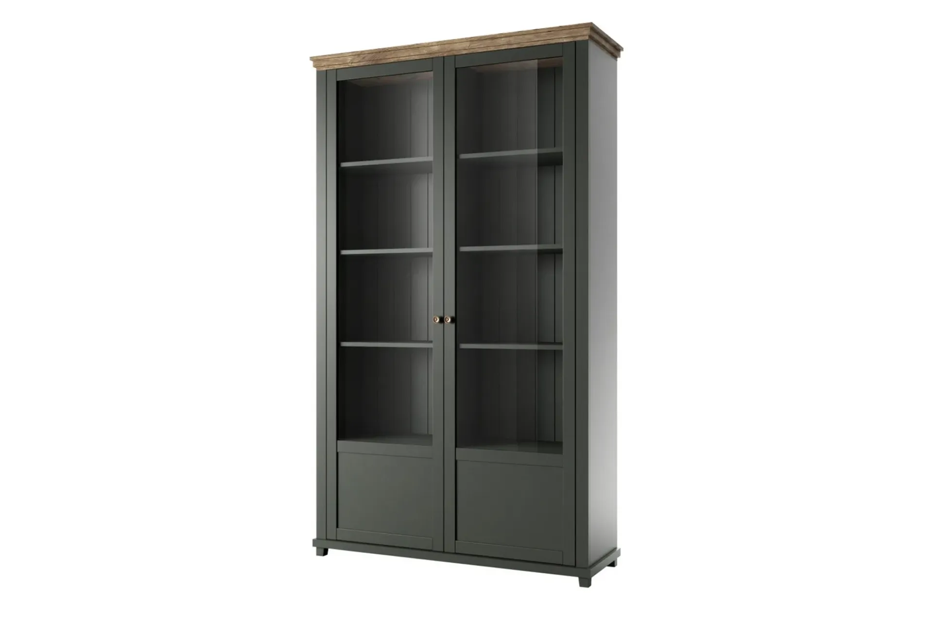 Vitrineskap|Skap-Ivreri Vitrine 42x126 cm Natur,Khaki