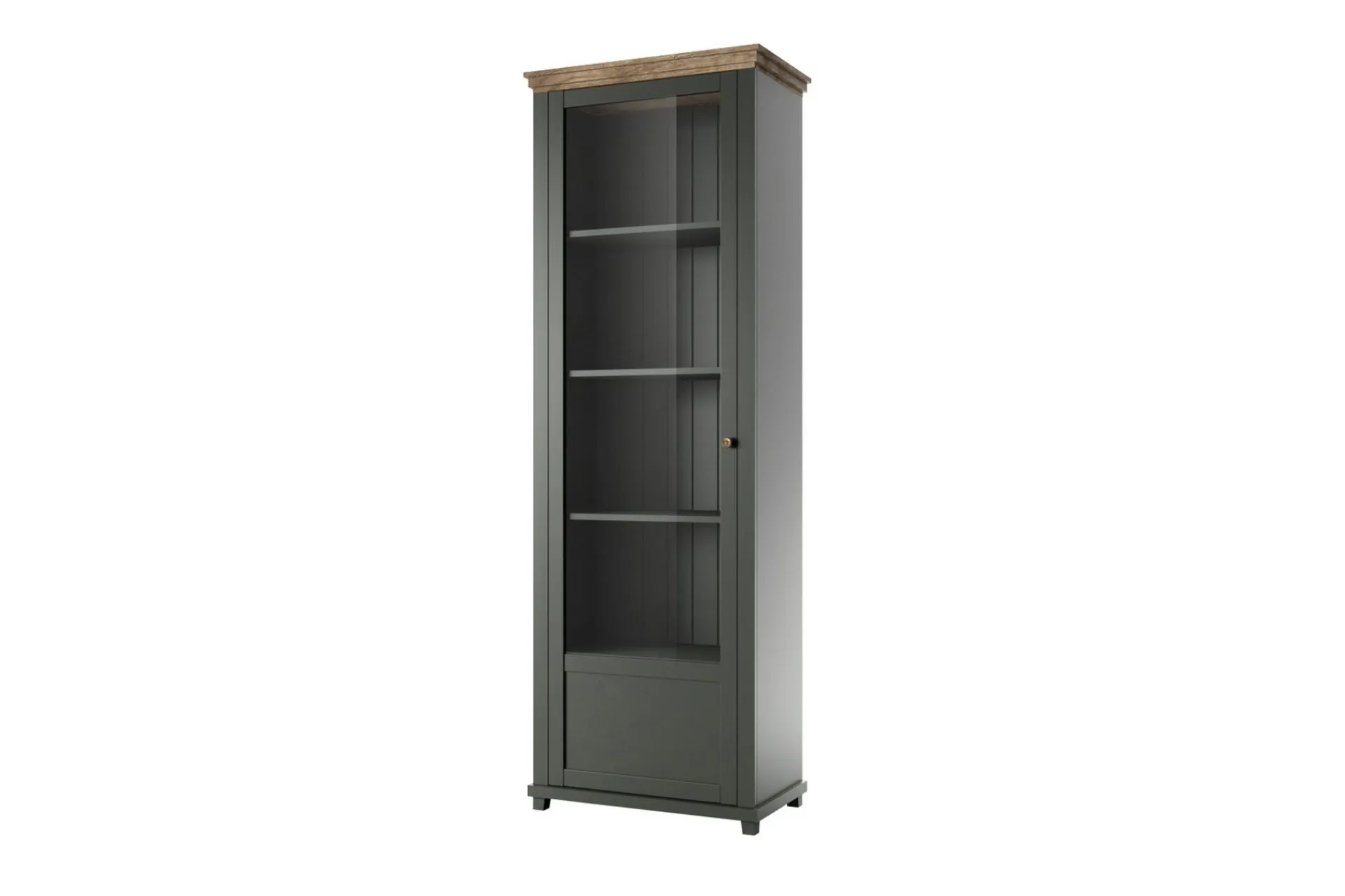 Vitrineskap|Skap-Ivreri Vitrine 42x71 cm Natur,Khaki
