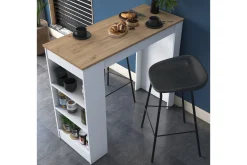 Barmøbler-Iwao Bardisk 50x120 cm Brun/Hvit