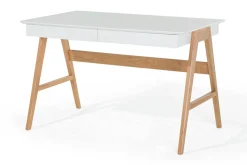 Jahnyia Skrivebord 120 cm med Oppbevaring 2 Skuffer