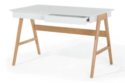 Jahnyia Skrivebord 120 cm med Oppbevaring 2 Skuffer