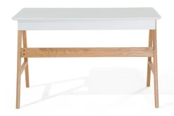 Jahnyia Skrivebord 120 cm med Oppbevaring 2 Skuffer