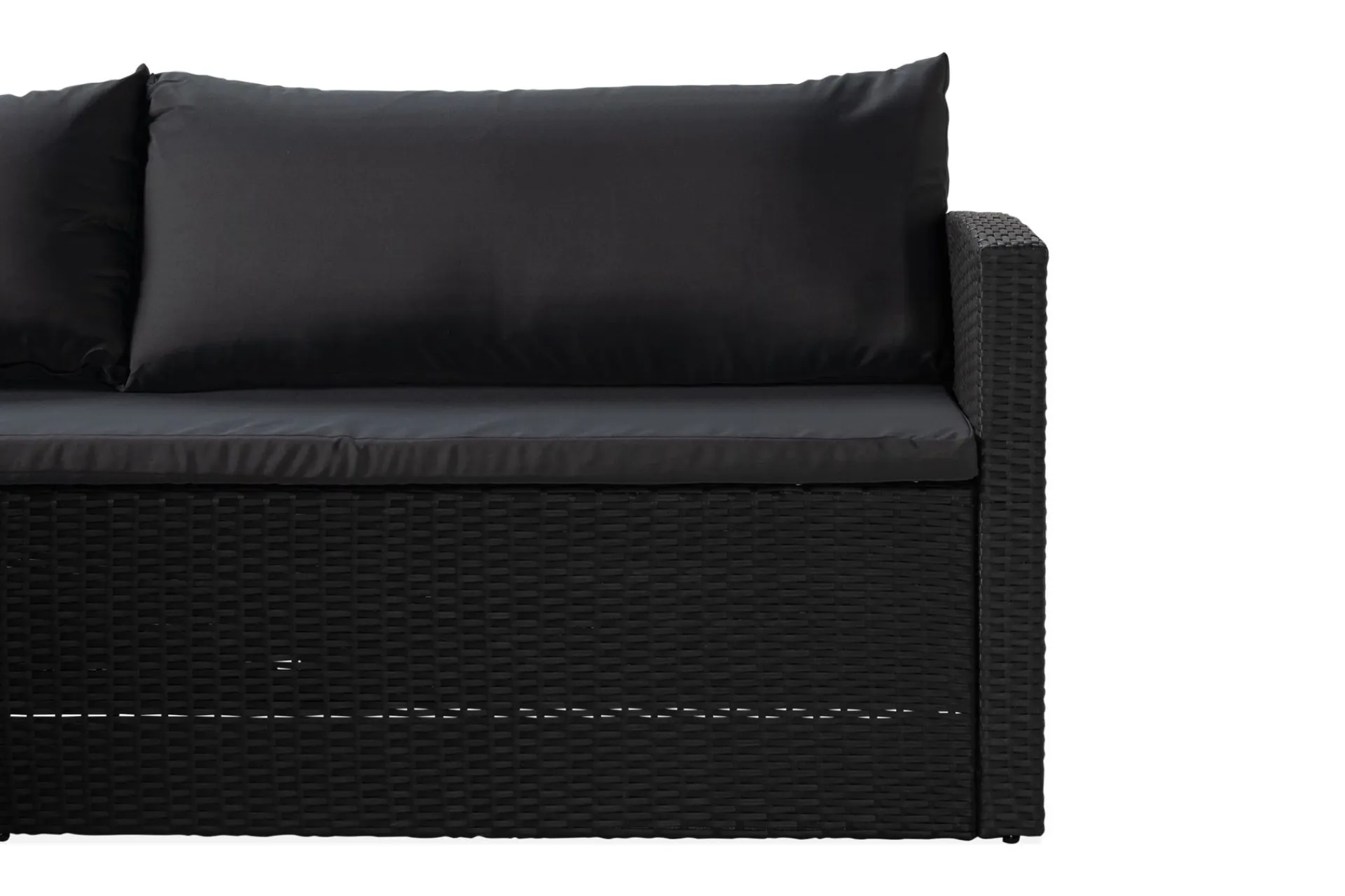 Comfort Garden Puteoppbevaring & Møbelbeskyttelse|Hagemøbler Barn-James Light Sofagruppe 5-seter Svart