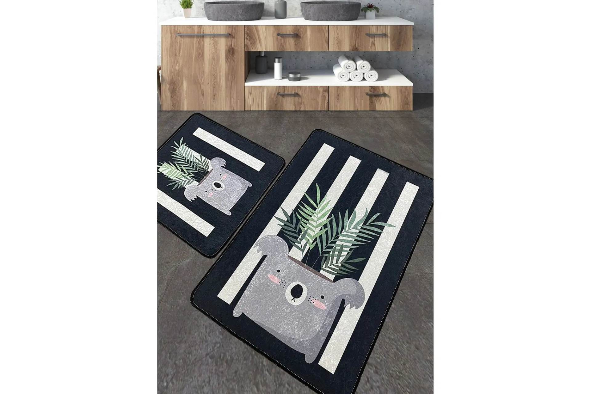 Jang Baderomsmatte 60x100 cm Rektangulær