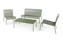 Comfort Garden Pumper Og Irrigasjon|Loungestol Ute-Jarva liten 4-seters sofagruppe utendørs i metall Oliv