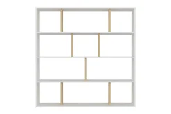 Bokhylle-Jasenica Bokhylle 145x25 cm tre/Natur/Hvit