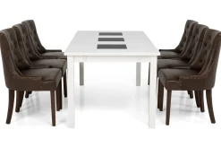 Basic Home Jasmin Spisegruppe 180 cm med 6 Tuva Lenestol