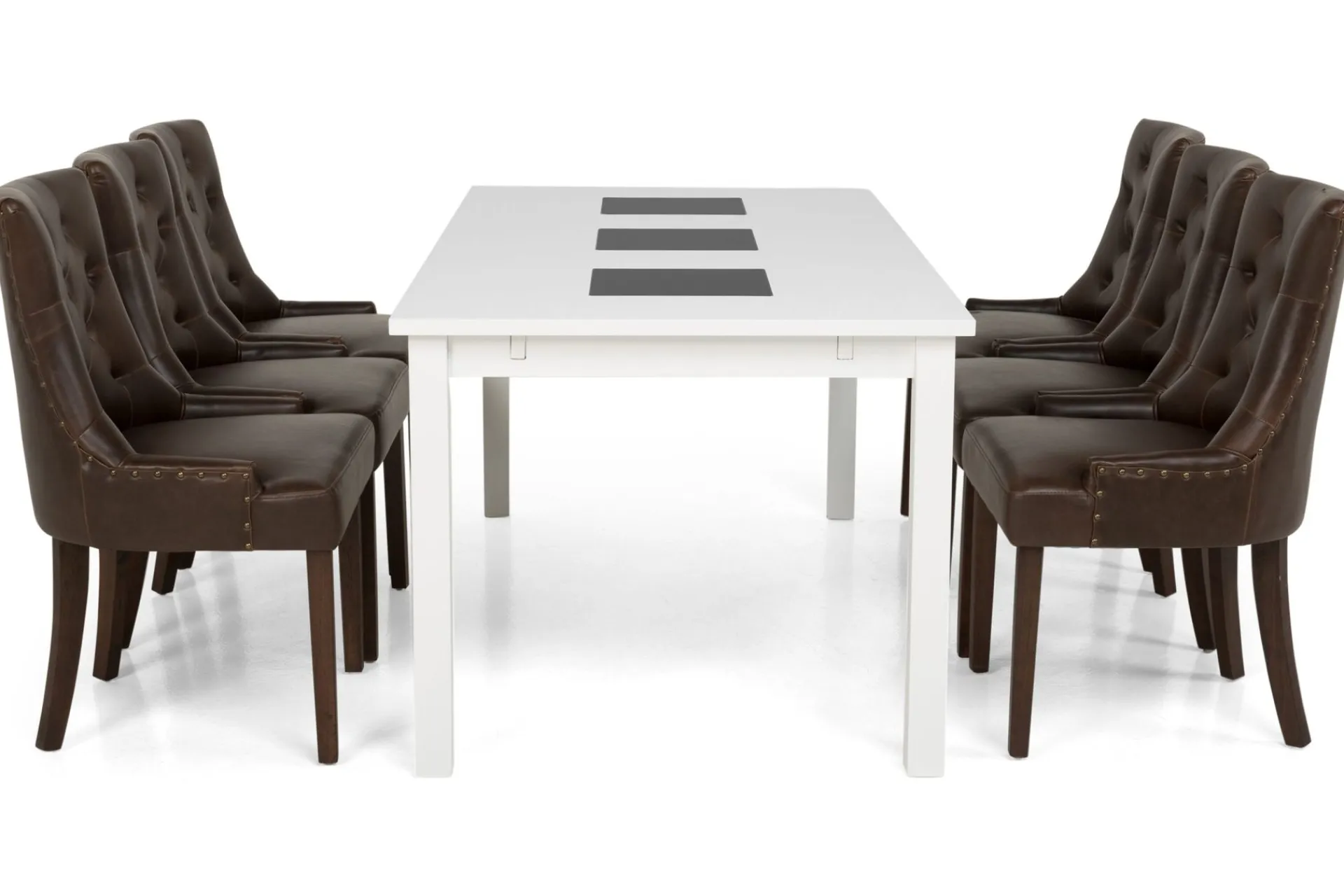 Basic Home Jasmin Spisegruppe 180 cm med 6 Tuva Lenestol