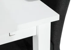 Basic Home Spisegrupper-Jasmin Spisegruppe 180 cm Rektangulært spisebord med 6 Viktor Spisestoler Hvit