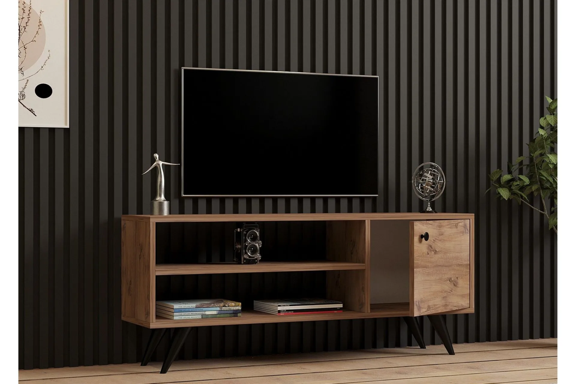 Tv-Benk & Mediabenk-Jena TV-benk 120 cm Brun