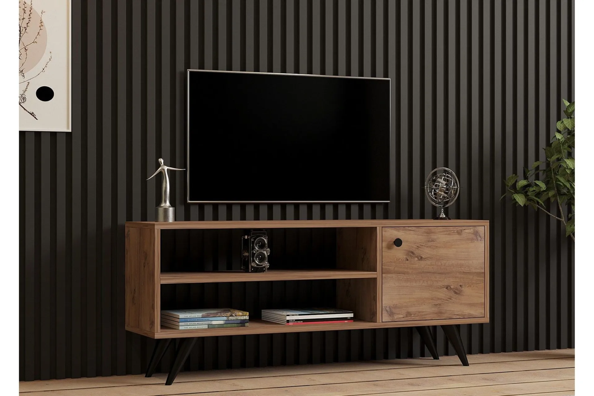 Tv-Benk & Mediabenk-Jena TV-benk 120 cm Brun