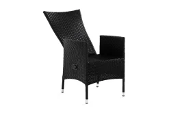 Comfort Garden Jenny spisestol utendørs justerbar – justerbar utendørs lenestol i kunstrotting