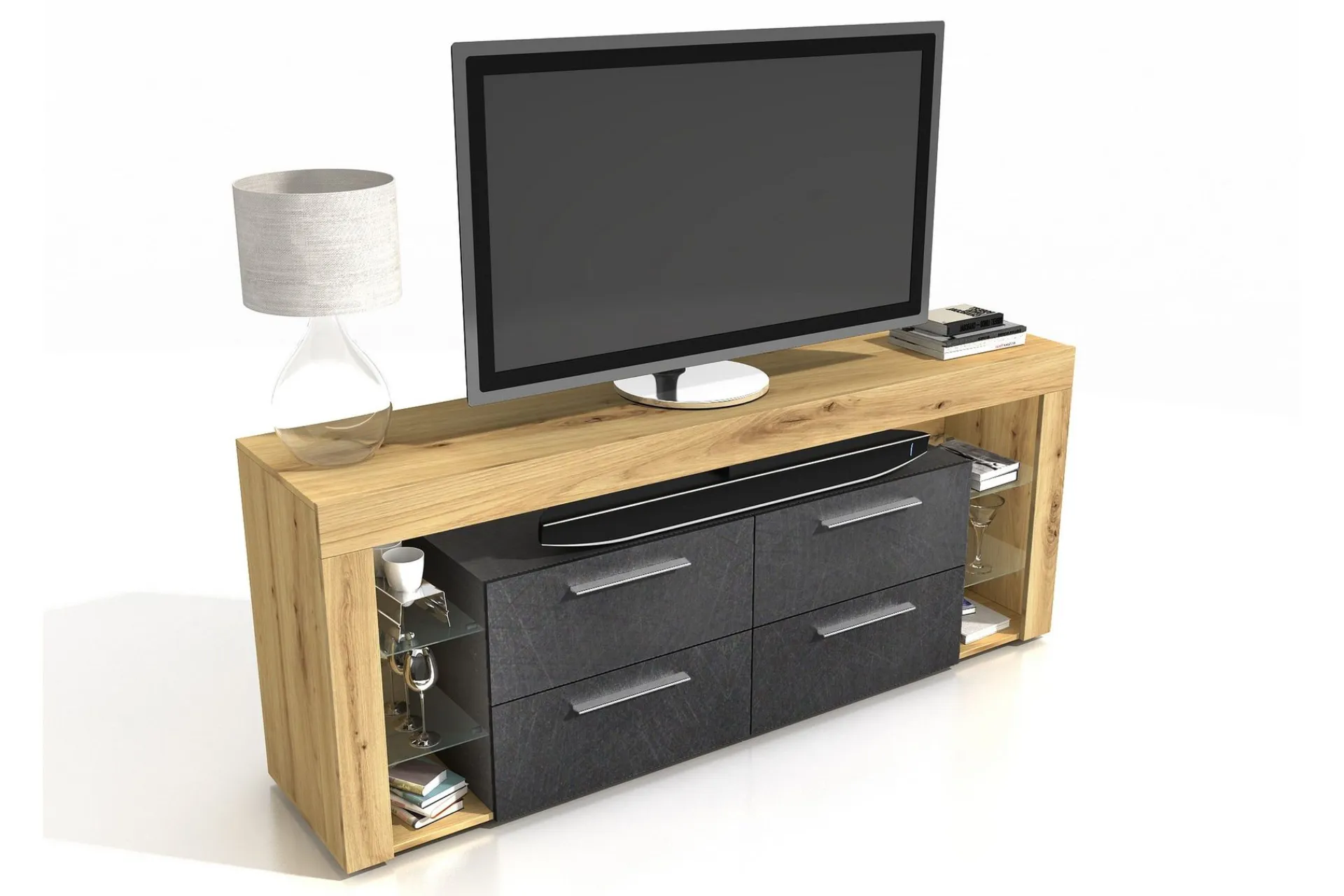 Tv-Benk & Mediabenk-Jernae TV-Benk 180 cm Brun