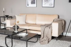 Venture Home Johana 3-seter Fløyelssofa