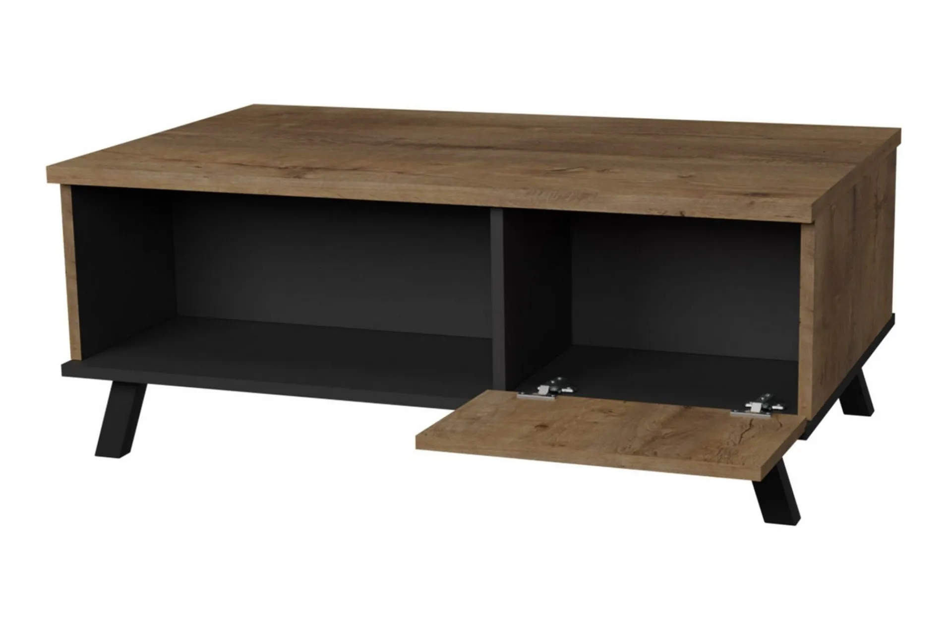 Entrebenk|Benk-John Benk 101x61x40 cm Svart,Eik