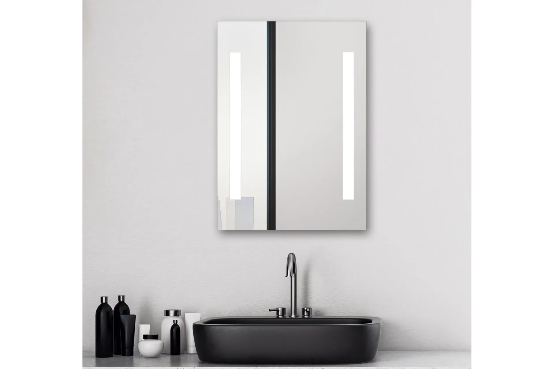 Jordberga Baderomsspeil 70 cm LED-Lys