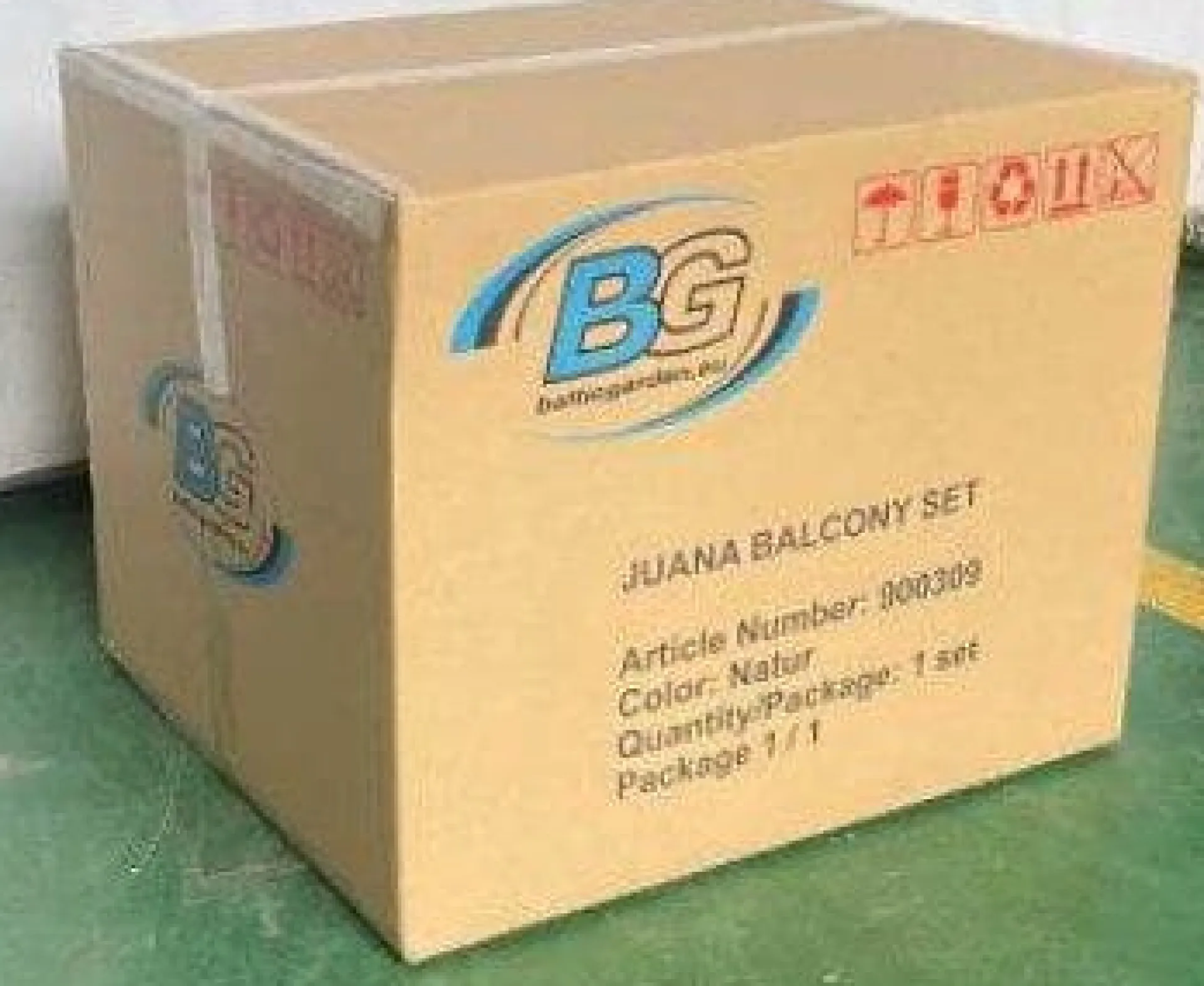 Balkonggrupper|Balkongmøbler-Juana Balkongsett Beige