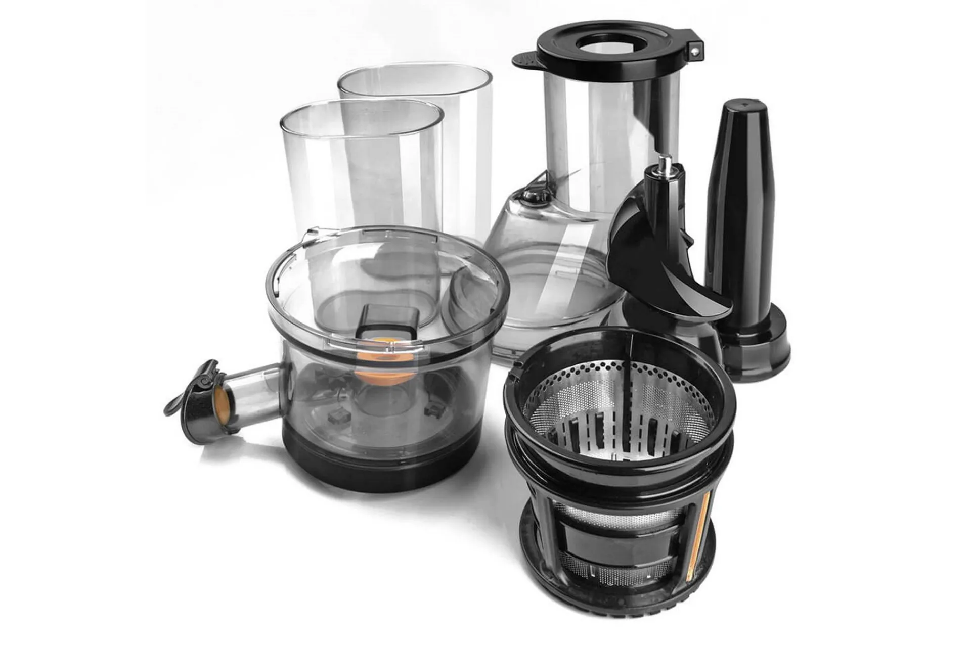 Black+Decker Produkter For Å Varme & Koke|Kjøkkenutstyr-Juicepresse Slow Juicer BXJE200E Børstet Rustfritt Stål Grey