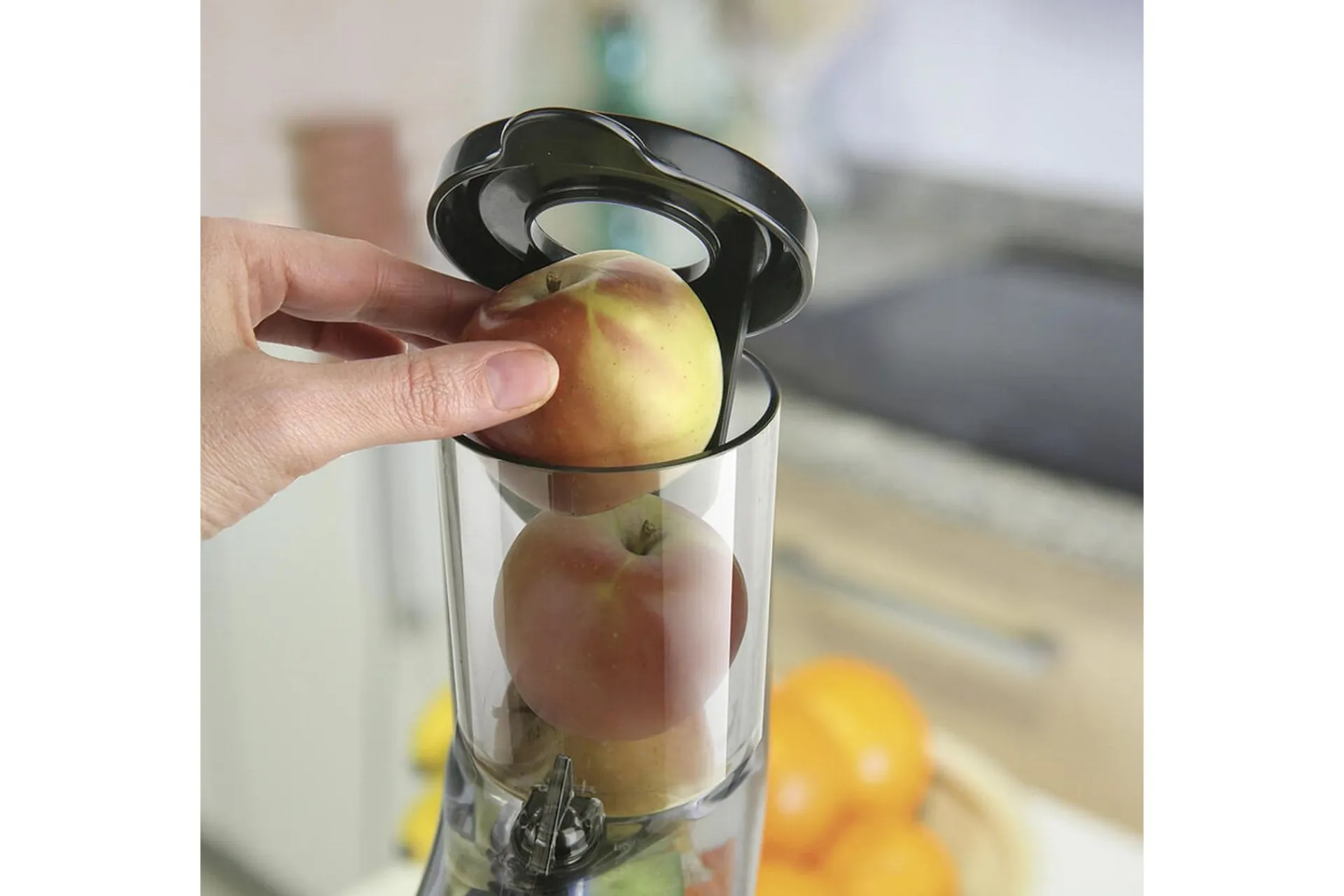 Black+Decker Produkter For Å Varme & Koke|Kjøkkenutstyr-Juicepresse Slow Juicer BXJE200E Børstet Rustfritt Stål Grey