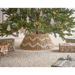 Julepynt & Juledekorasjon-Juletrefot Hiver Natural,Hvit
