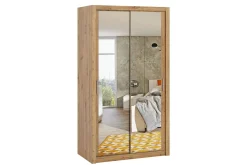 Garderober & Garderobesystem-Julissa Garderobe 120 cm med Speil Tre/Natur