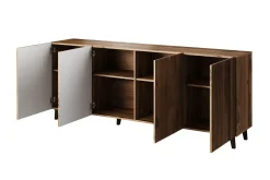 Scandinavian Choice Oppbevaringskiste|Entrekommode-Juniskär Skjenk med oppbevaring tre 40x82x200 cm Eik