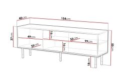 Scandinavian Choice Juniskär TV-benk 204 cm