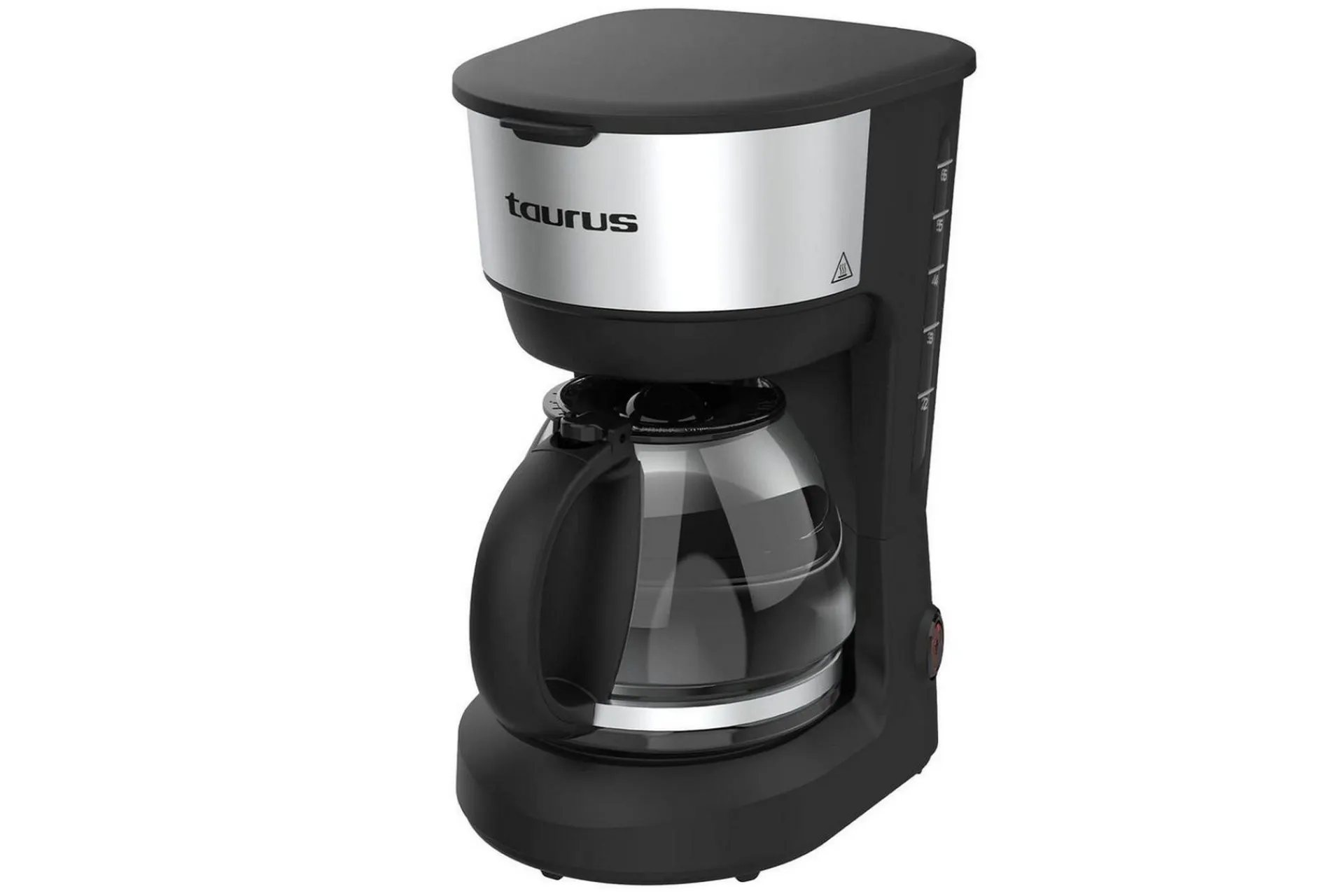 Kaffemaskin & Kaffetilbehør|Kjøkkenutstyr-Kaffetrakter Taurus Verona 6 Kopper Inox Svart,Sølv