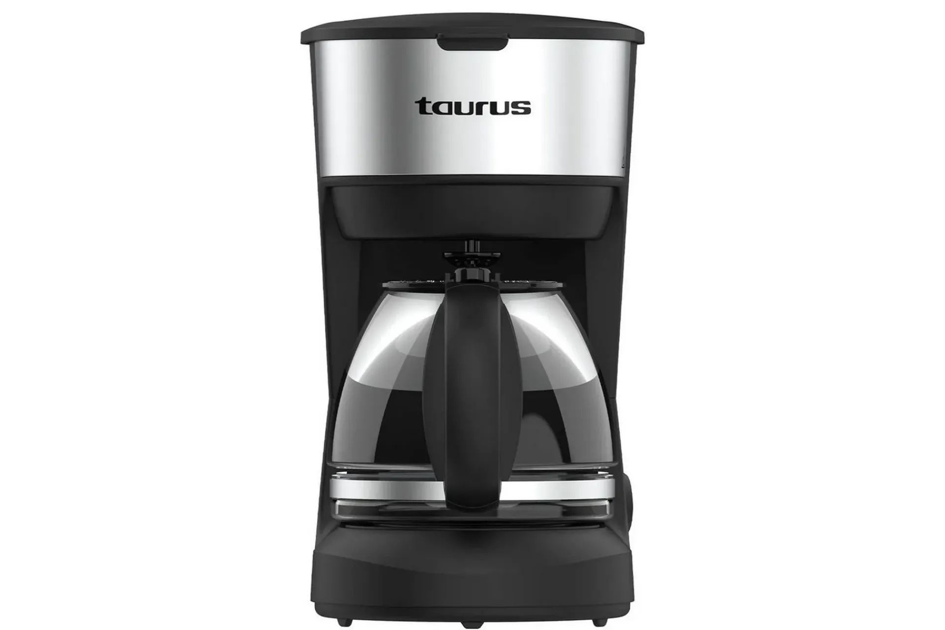 Kaffemaskin & Kaffetilbehør|Kjøkkenutstyr-Kaffetrakter Taurus Verona 6 Kopper Inox Svart,Sølv