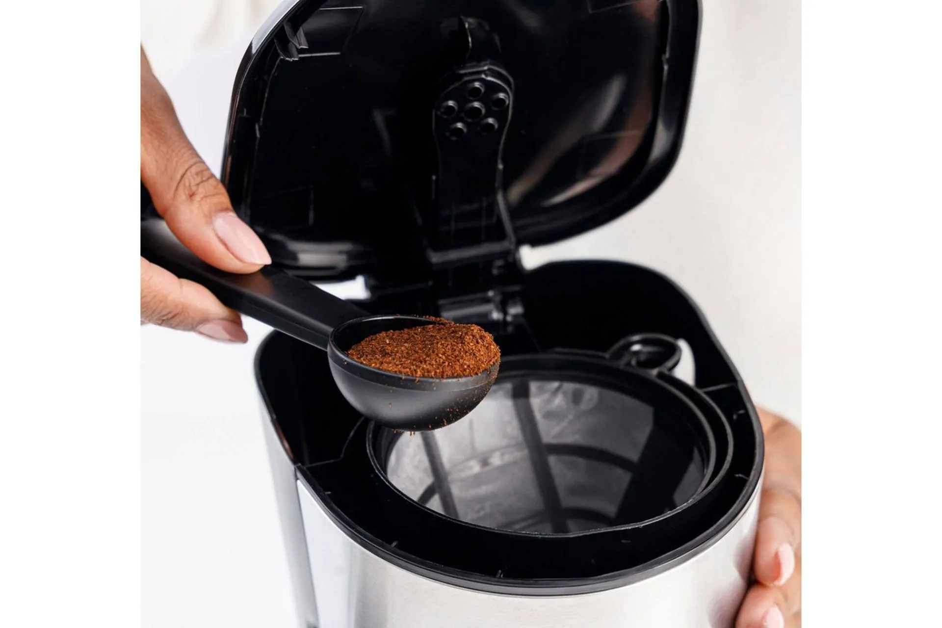 Kaffemaskin & Kaffetilbehør|Kjøkkenutstyr-Kaffetrakter Taurus Verona 6 Kopper Inox Svart,Sølv