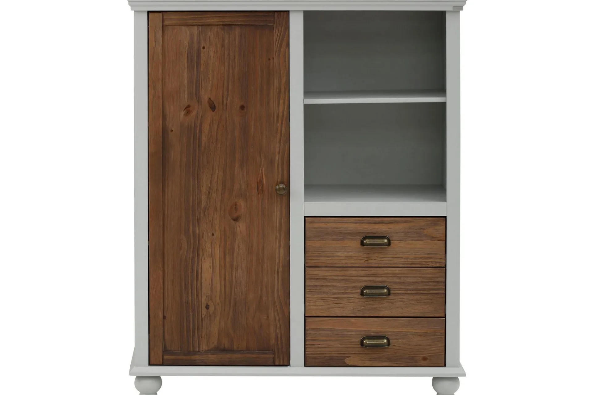 Oppbevaringsskap|Skap-Kagami Highboard Grå/Brun