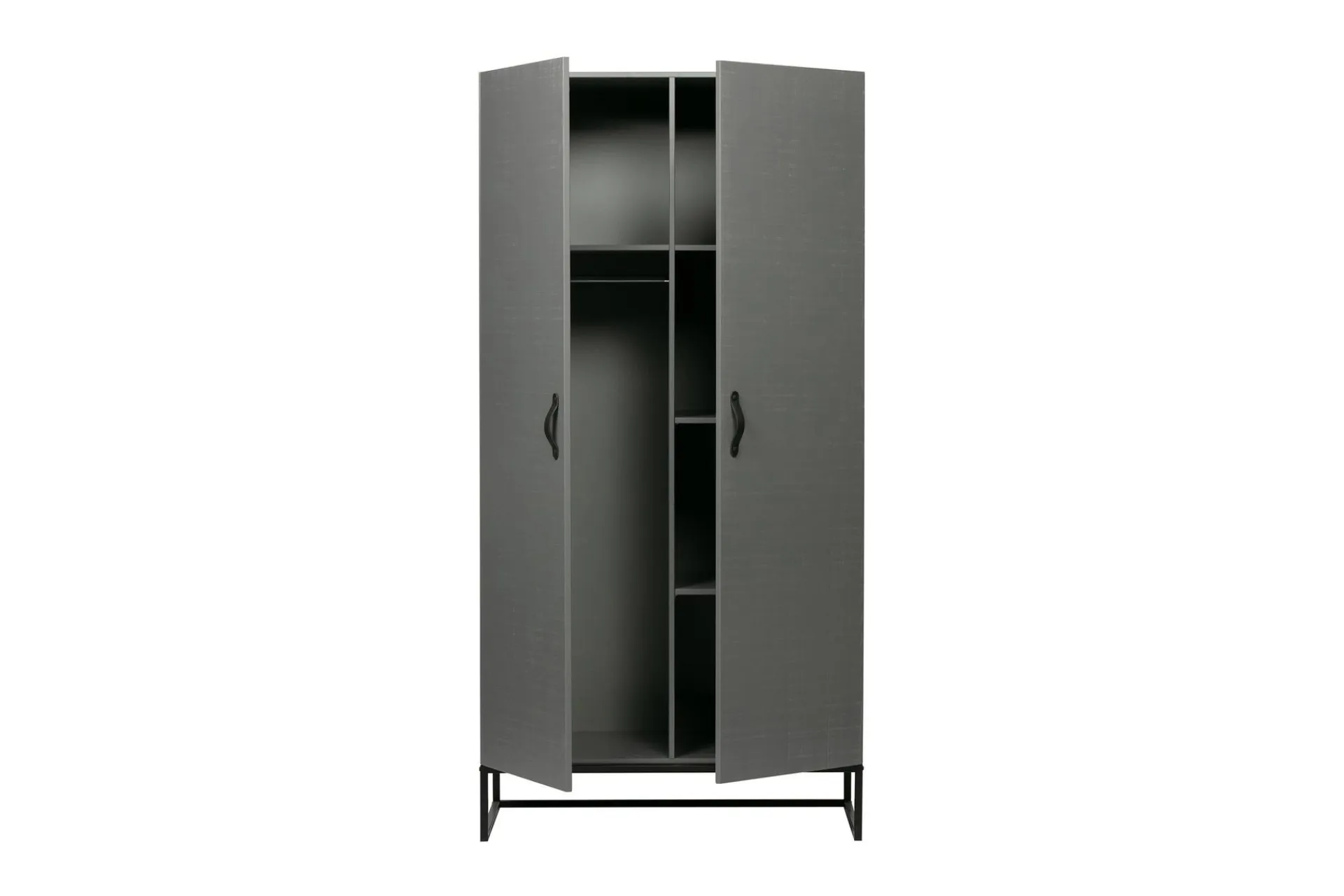 WOOOD Kommode Barnerom|Skap Barnerom-Kahe Garderobe 100x195 cm Svart,Grey