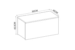 Kamiloba Hjørnekommode 90 cm