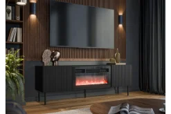 Tv-Benk & Mediabenk-Kamta TV-benk 180 cm Svart