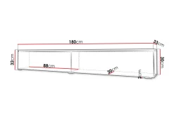 Kanak TV-benk 180 cm