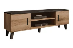 Tv-Møbelsett-Kardos Tv-møbelsett 160 cm Svart,tre