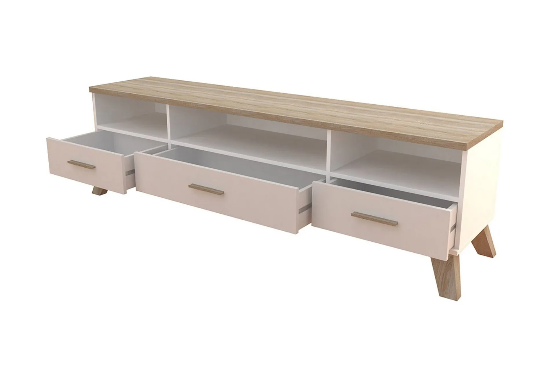 Tv-Møbelsett-Kardos Tv-møbelsett 180 cm Svart,tre