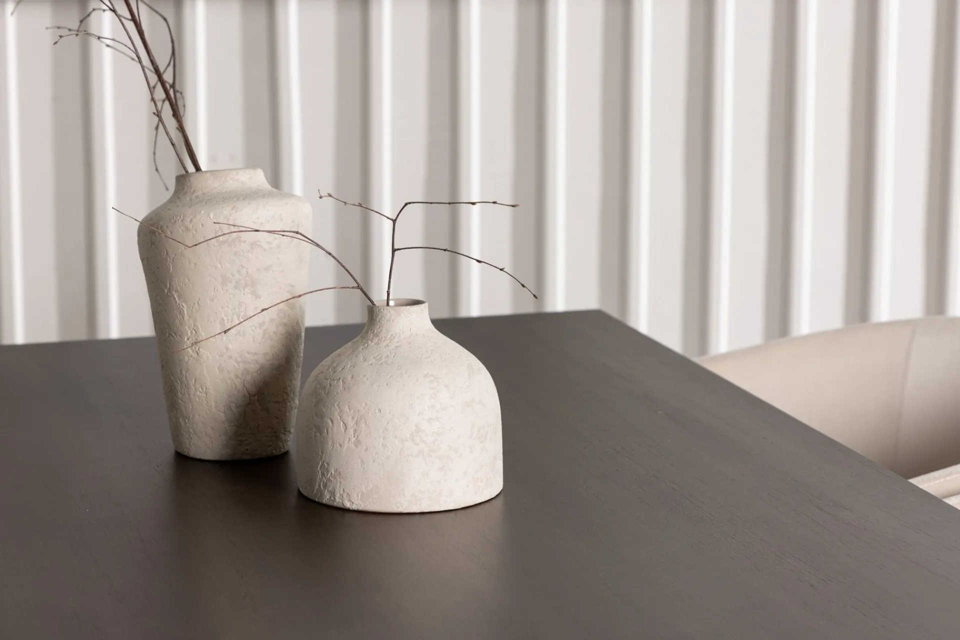 Venture Home Spisegrupper-Kaseidon Spisegruppe 120 cm Rektangulær med 4 Berit Stoler Beige,Mörkbrun