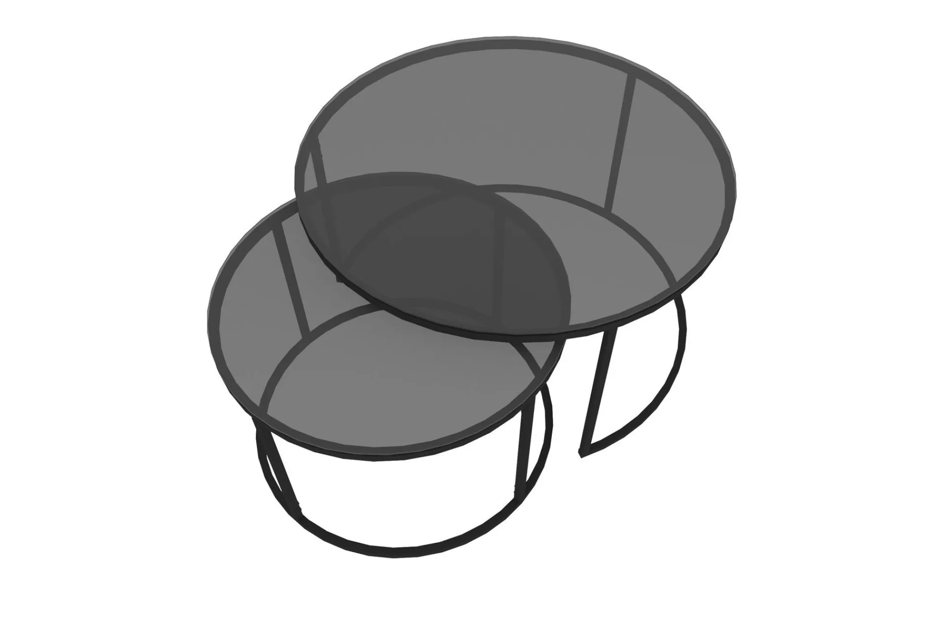 Avlastningsbord|Sofabord-Kashiwa Sofabord 60 cm Svart