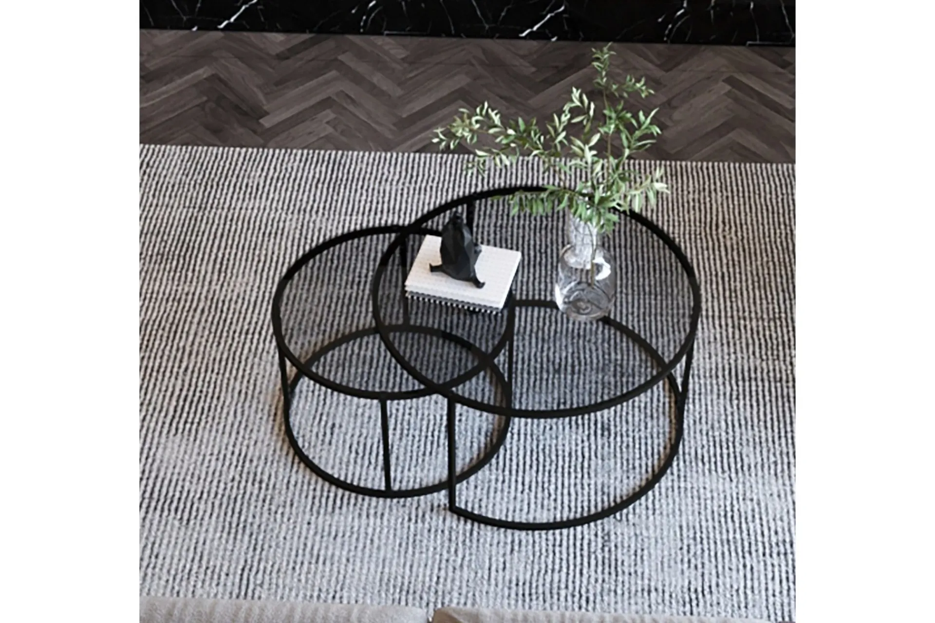 Avlastningsbord|Sofabord-Kashiwa Sofabord 60 cm Svart