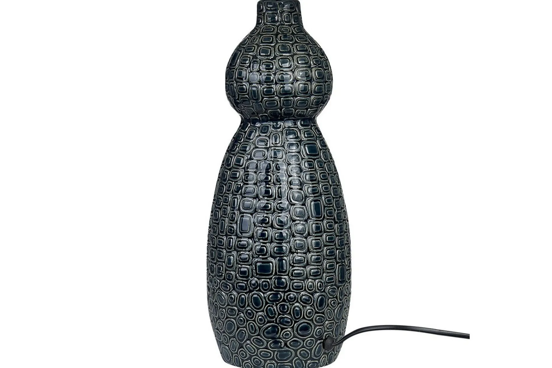 Nattbordslampe|Bordlampe-Kastellorizo Bordlampe 60 cm E27 Mørkeblå,Hvit