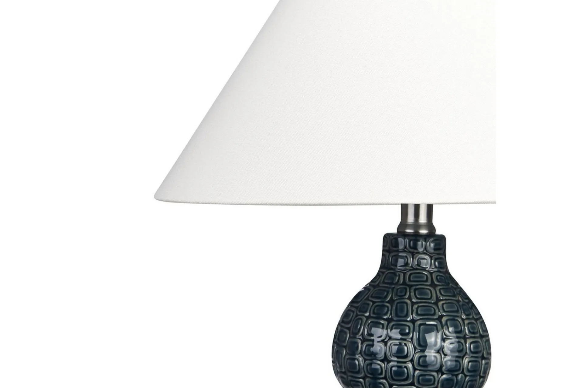 Nattbordslampe|Bordlampe-Kastellorizo Bordlampe 60 cm E27 Mørkeblå,Hvit