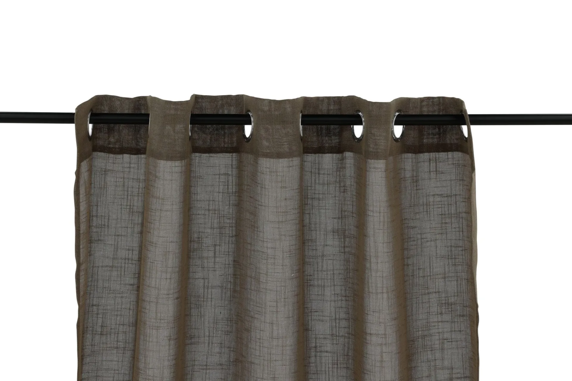 Venture Home Gardinlengder|Gardinkappe-Kaya Gardin metallringer 140x290 cm Brun