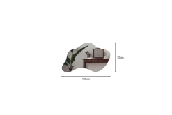 Kelon Vegghengt Speil 60 cm