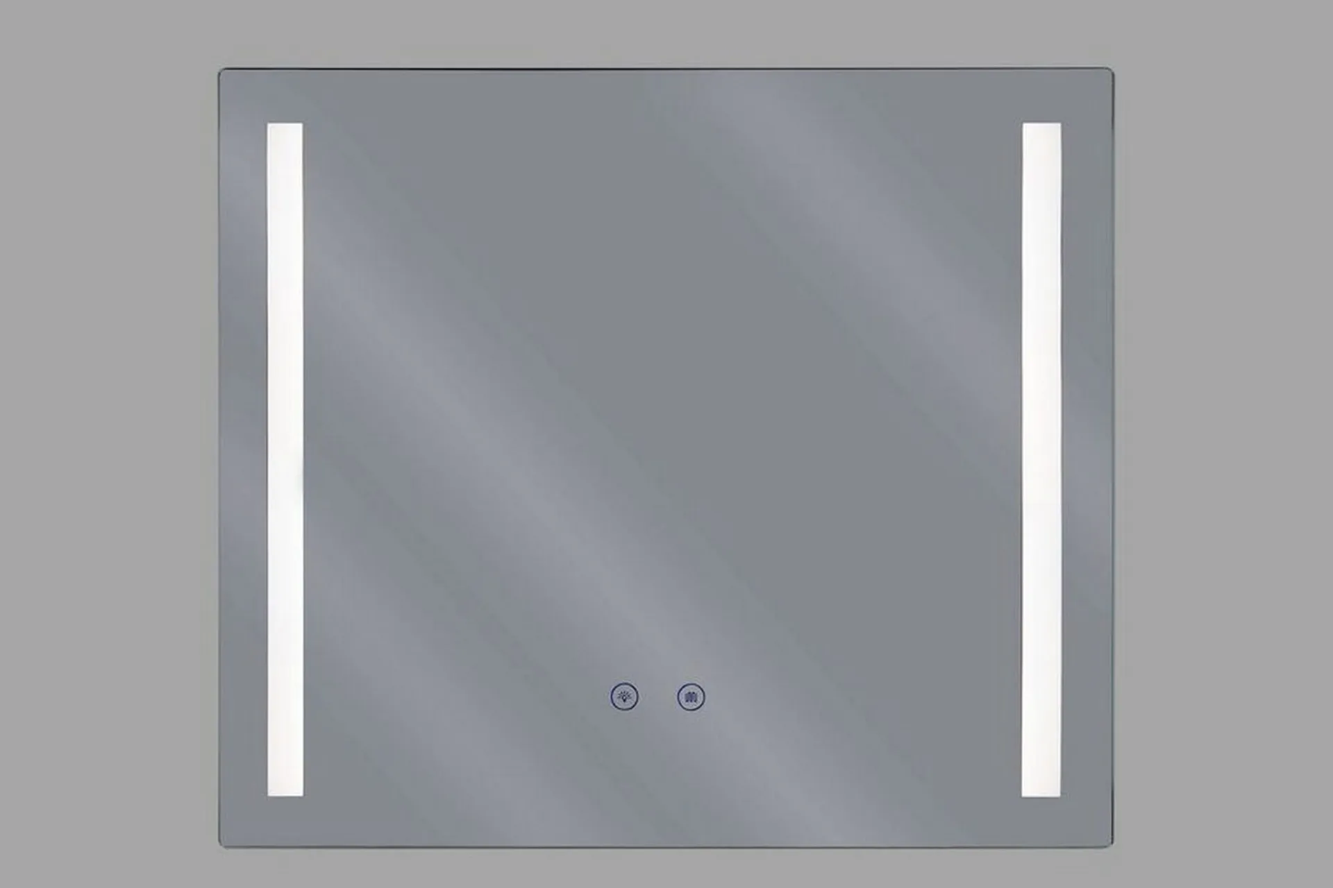 Baderomsspeil Med Belysning|Baderom-Kendram Speil LED 60x70 cm Transparent