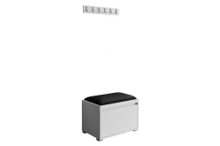 Oppbevaringsskap|Skap-Kenmare Highboard Black/White Svart/Hvit