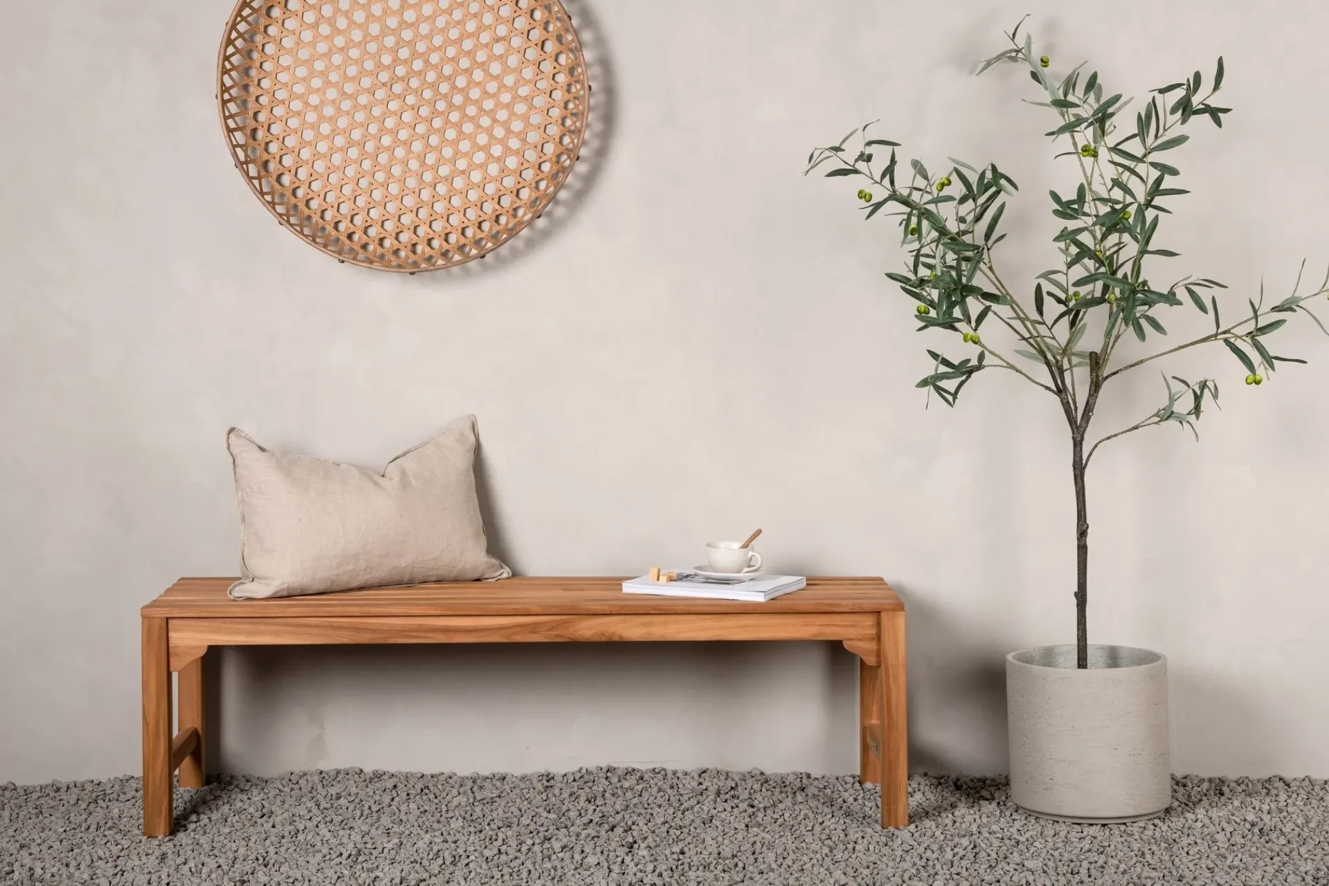 Venture Home Benker-Kenya Benk 150 cm Brun
