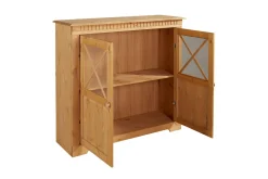 Loft24 Vitrineskap|Skap-Kersey Skap 105 cm Brun